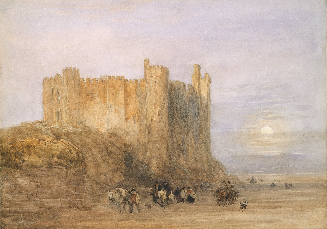 قلعة لوغارن ، 1849 (مرحاض على ورق) بواسطة ديفيد كوكس
