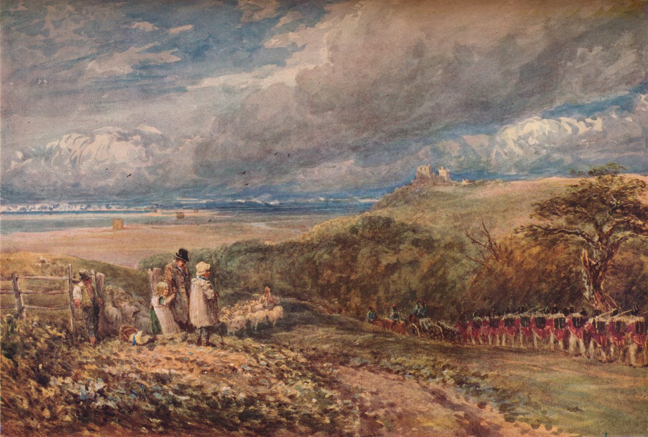 السلام والحرب ، c1848 بواسطة ديفيد كوكس الأكبر