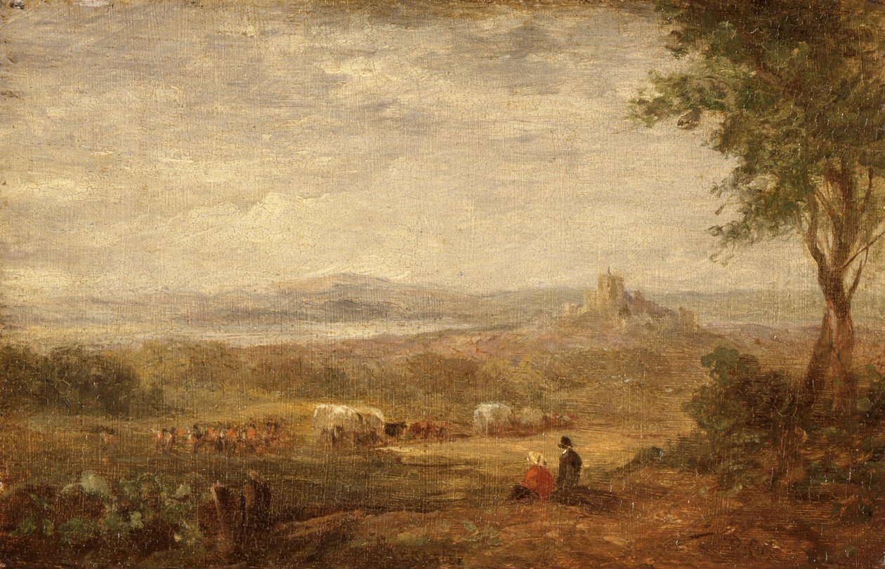 عرض بالقرب من Lancaster، c1810. بواسطة ديفيد كوكس الأكبر