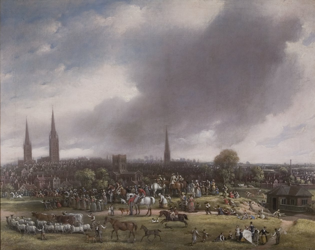 يوم لماس ، كوفنتري ، 1849 بواسطة ديفيد جي