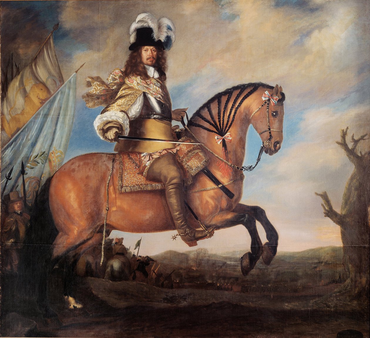صورة المشير كارل جوستاف رانجل 1613-1676 ، 1652 بواسطة ديفيد كلوكر شعاع الشرف