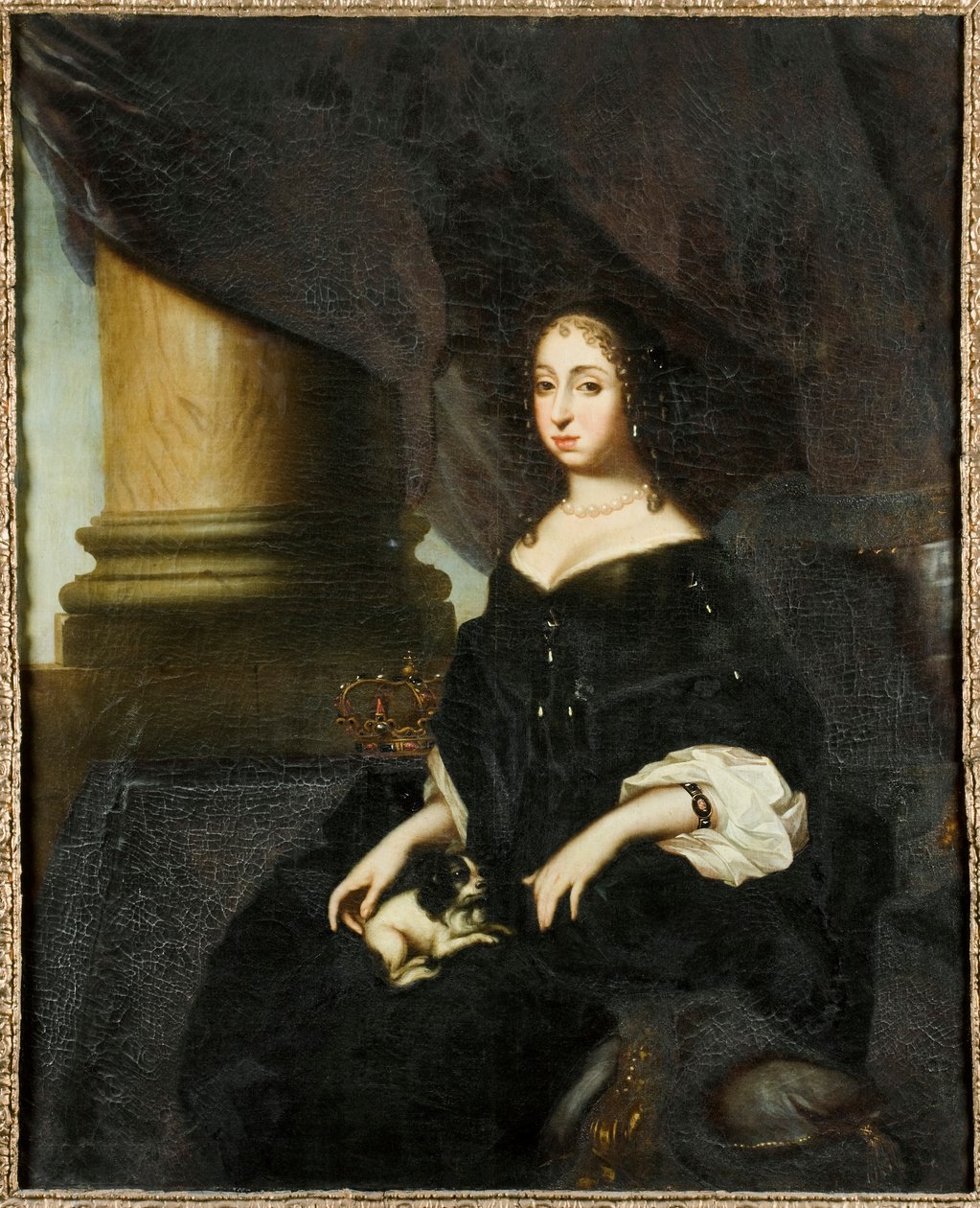 صورة لهيدفيج إليونورا من هولشتاين-جوتورب 1636-1715 ، ملكة السويد ، ج. 1670. بواسطة ديفيد كلوكر شعاع الشرف