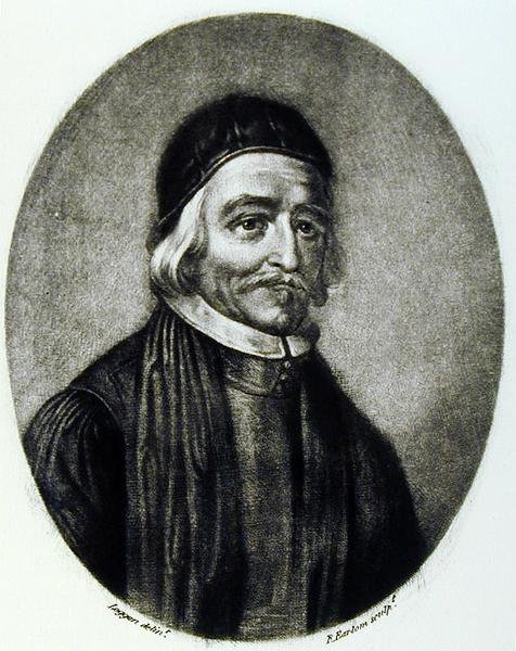 صورة للدكتور توماس بيلي ، نقشها ريتشارد إيرلوم (1743-1822) من شخصيات لامعة في التاريخ البريطاني (mezzotint) بواسطة ديفيد لوجان