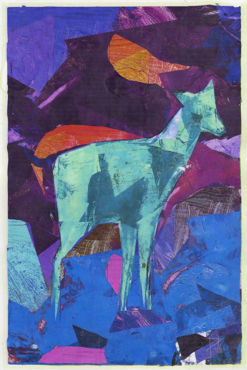 Blue Deer, 2017 بواسطة ديفيد ماكونوتشي