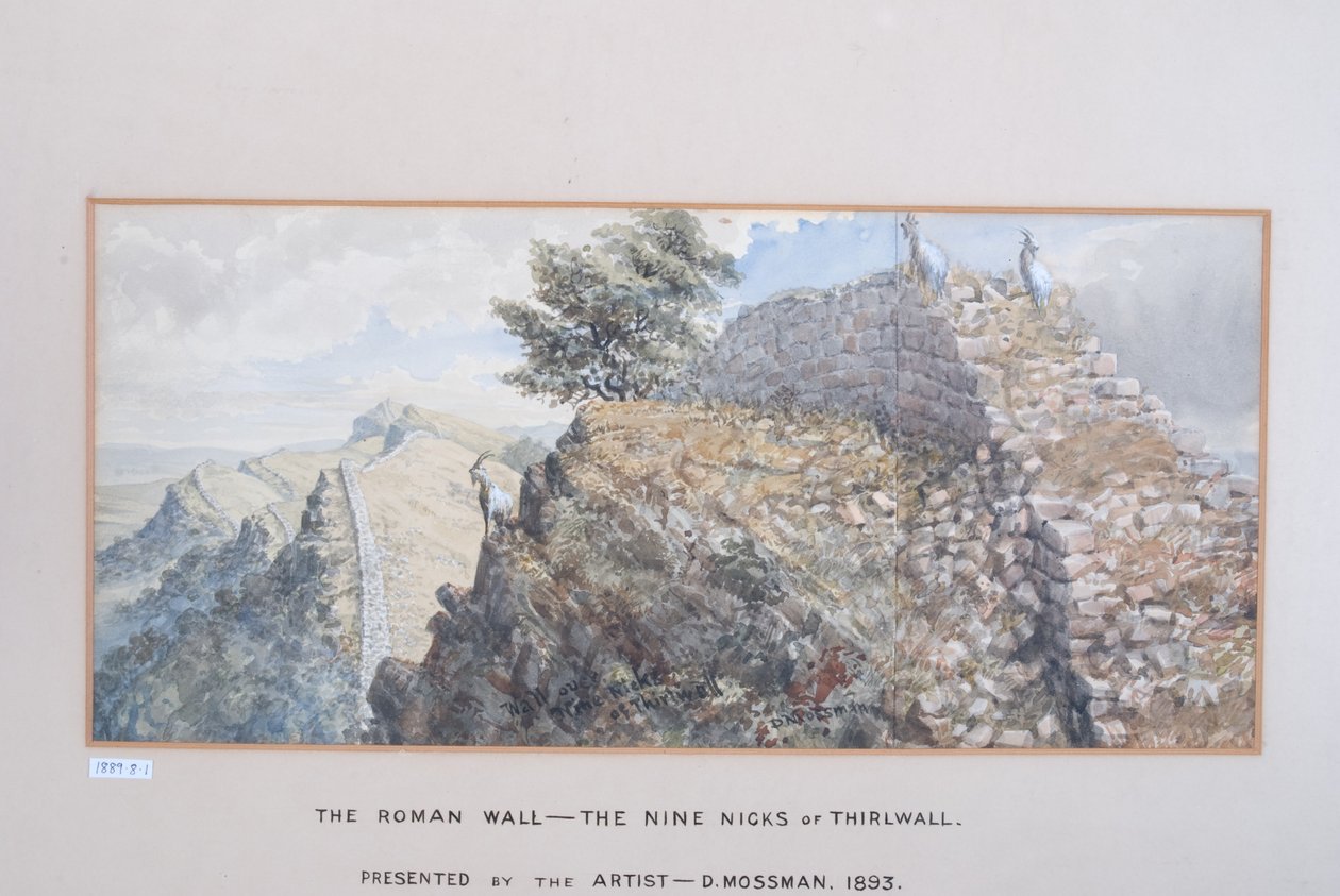 الجدار الروماني - The Nicks Nicks of Thirlwall، 1880-89 (مرحاض على ورق) بواسطة ديفيد موسمان