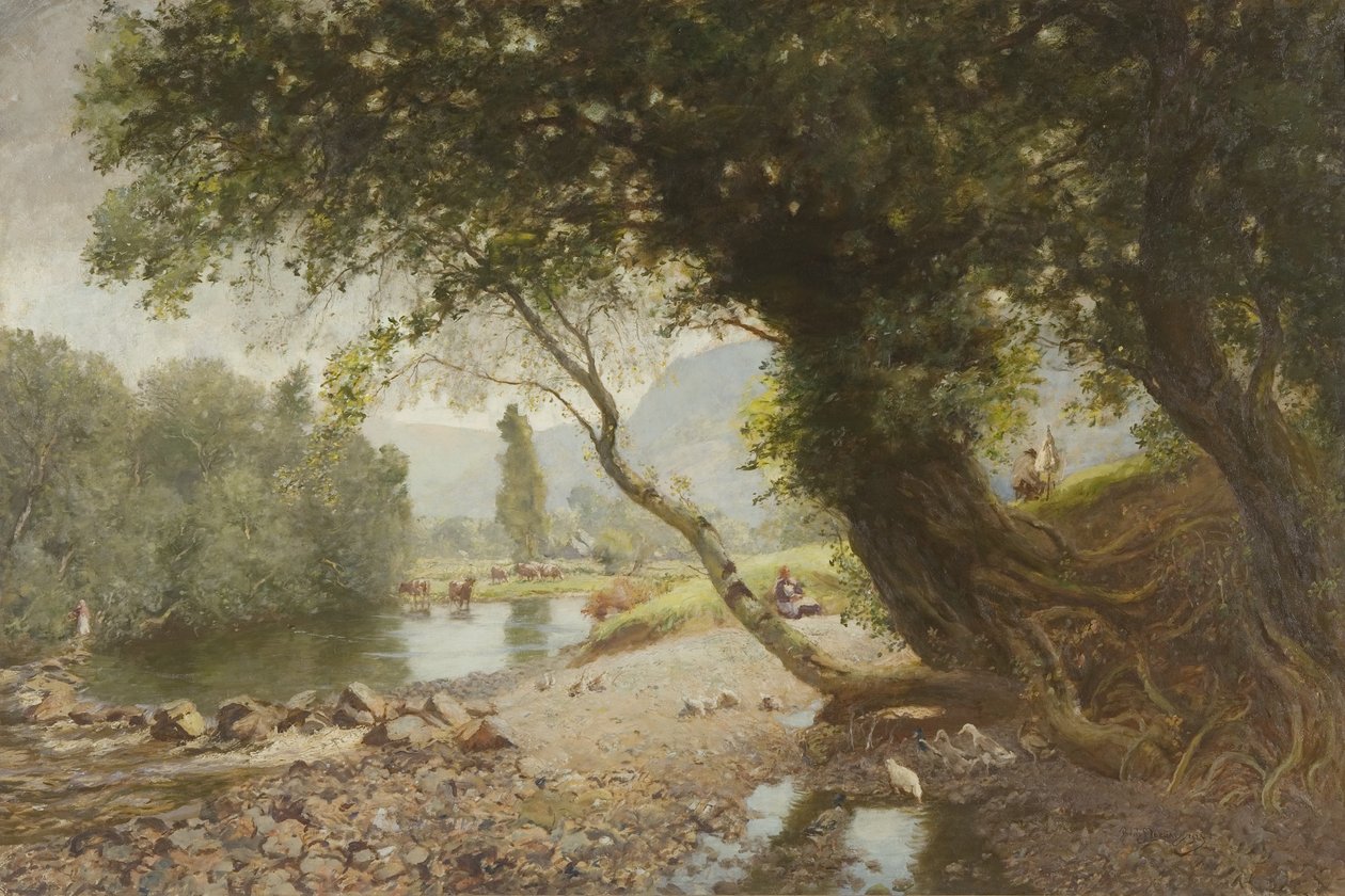 The Ivy و The Oak و The Bonnie Birken Tree ، Bettws-y-Coed بواسطة ديفيد موراي