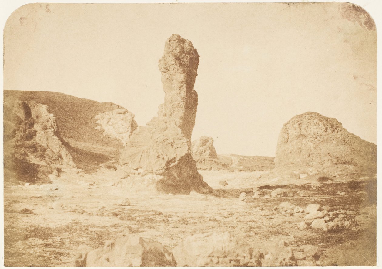 سانت أندروز. صخرة المغزل ، 1843-47. التأليف: ديفيد أوكتافيوس هيل ، روبرت أدامسون ، هيل وآدامسون. بواسطة هيل وآدامسون