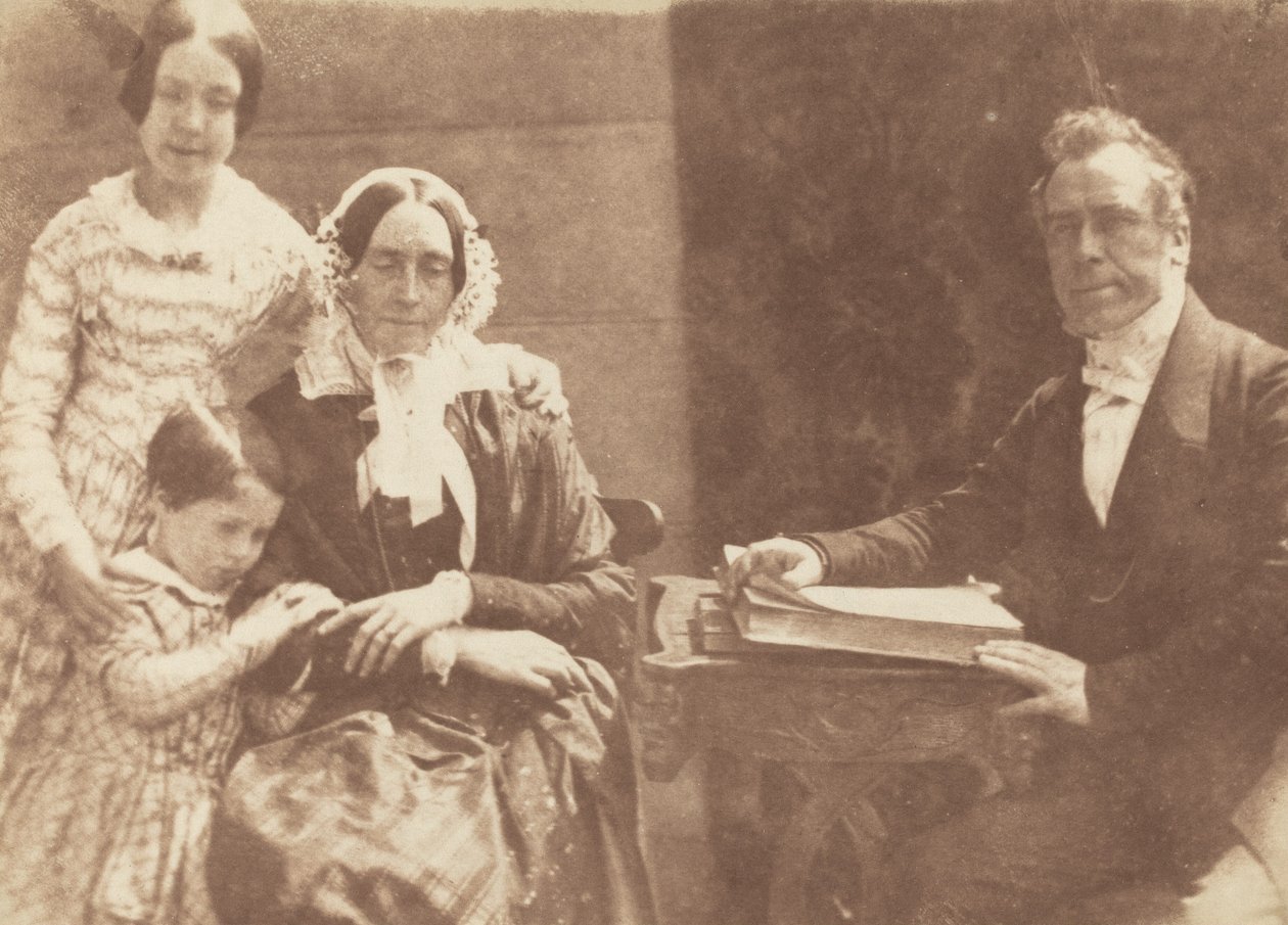 القس إبينيزر ميلر وعائلته ، 1843-1847. التأليف: ديفيد أوكتافيوس هيل ، روبرت أدامسون. بواسطة ديفيد أوكتافيوس هيل ، روبرت آدمسون