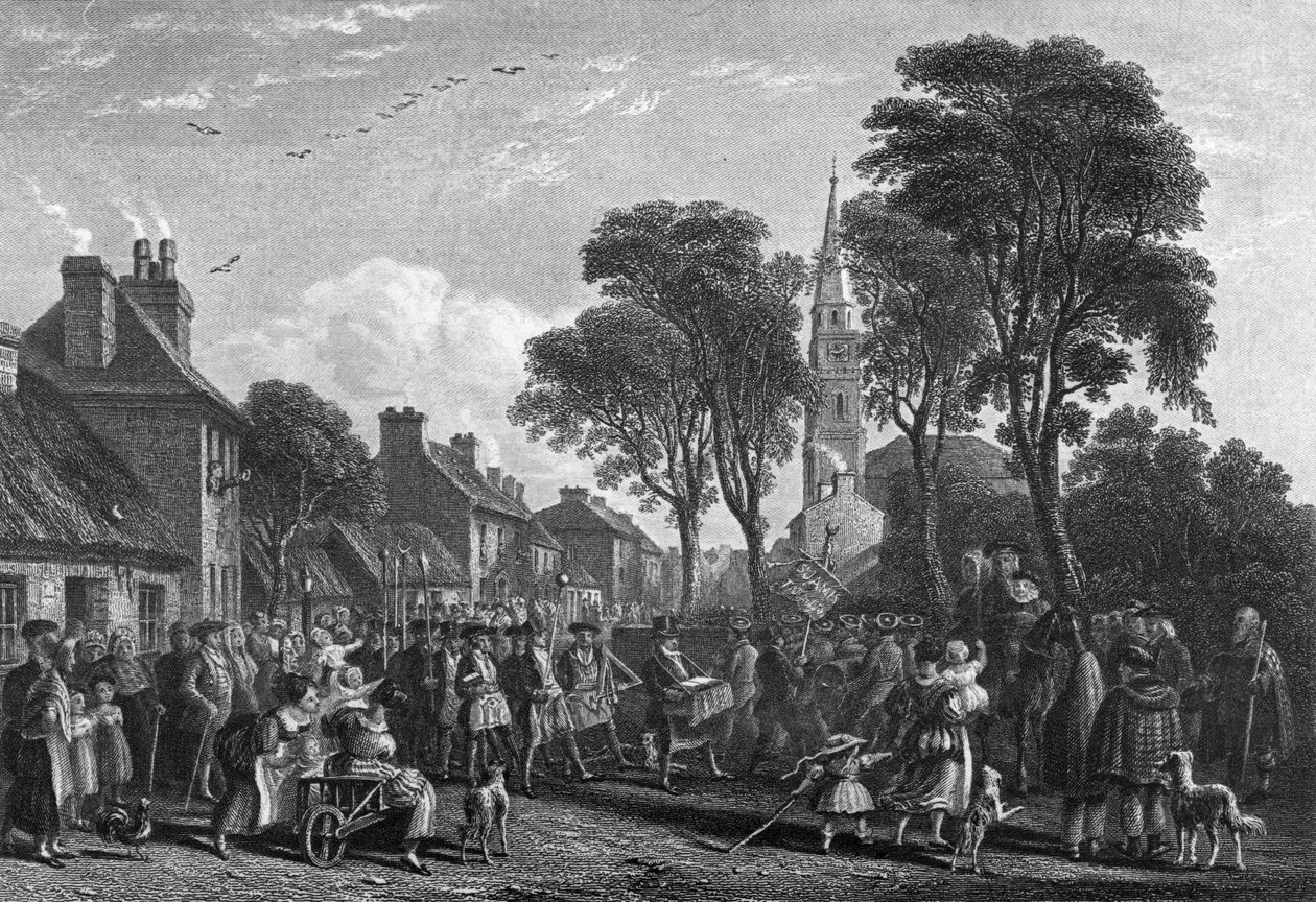 تاربولتون ، موكب لودج سانت جيمس ، 1846 بواسطة ديفيد اوكتافيوس هيل