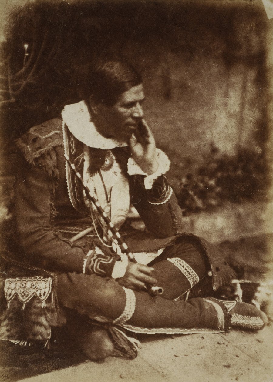 القس بيتر جونز أو Kahkewaquonaby ، 1802 - 1856. الرئيس والمبشر الهندي في كندا بواسطة ديفيد أوكتافيوس هيل وروبرت آدمسون