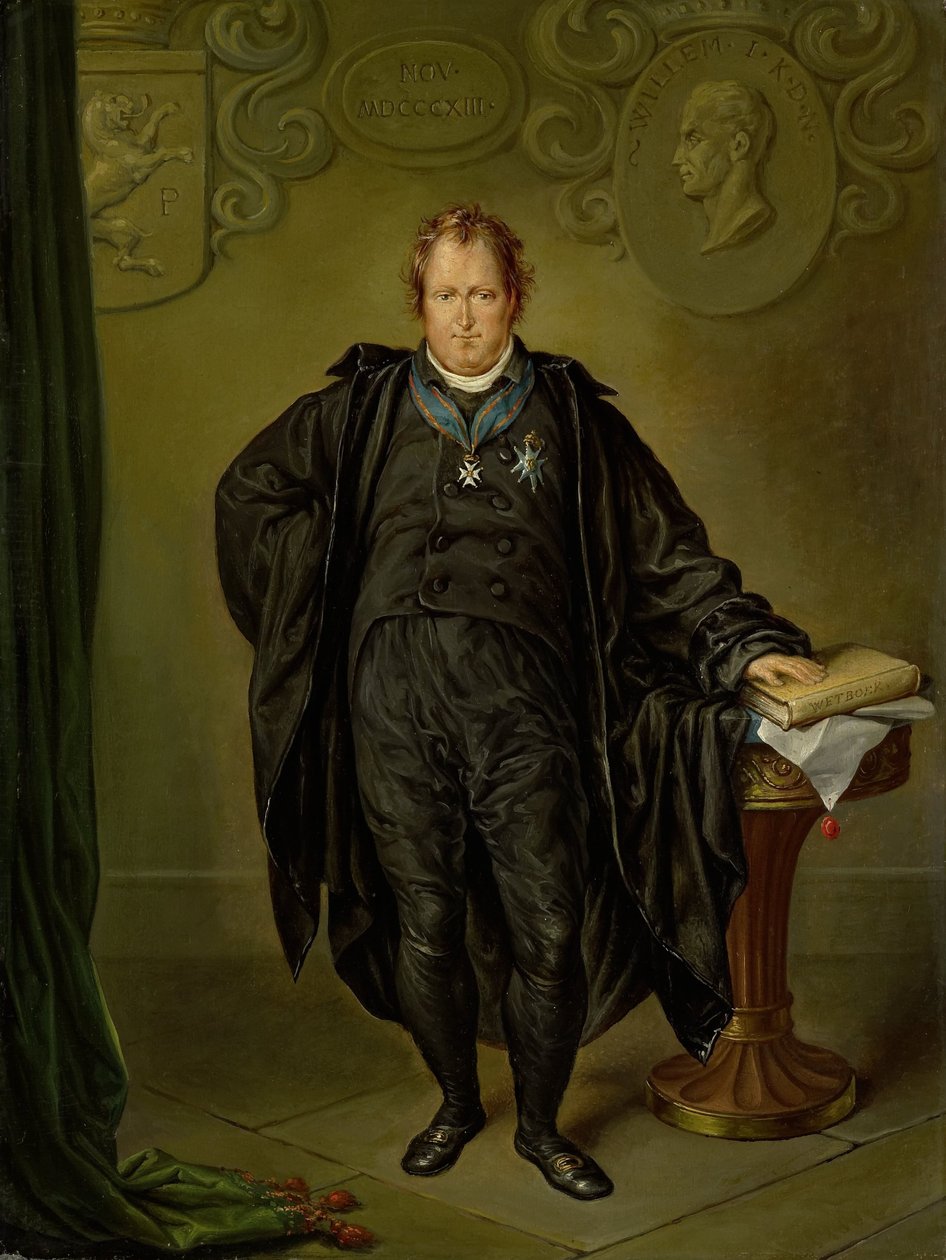 Johan Melchior Kemper (1776-1824) ، فقيه ورجل دولة بواسطة ديفيد بيير جيوتينو هومبرت دي سوبرفيل