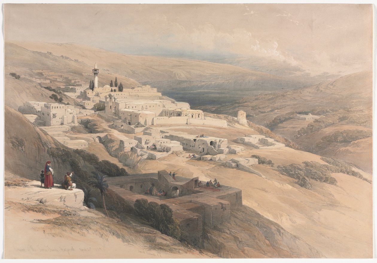 دير تيرا سانتا ، الناصرة ، 1839. بواسطة ديفيد روبرتس