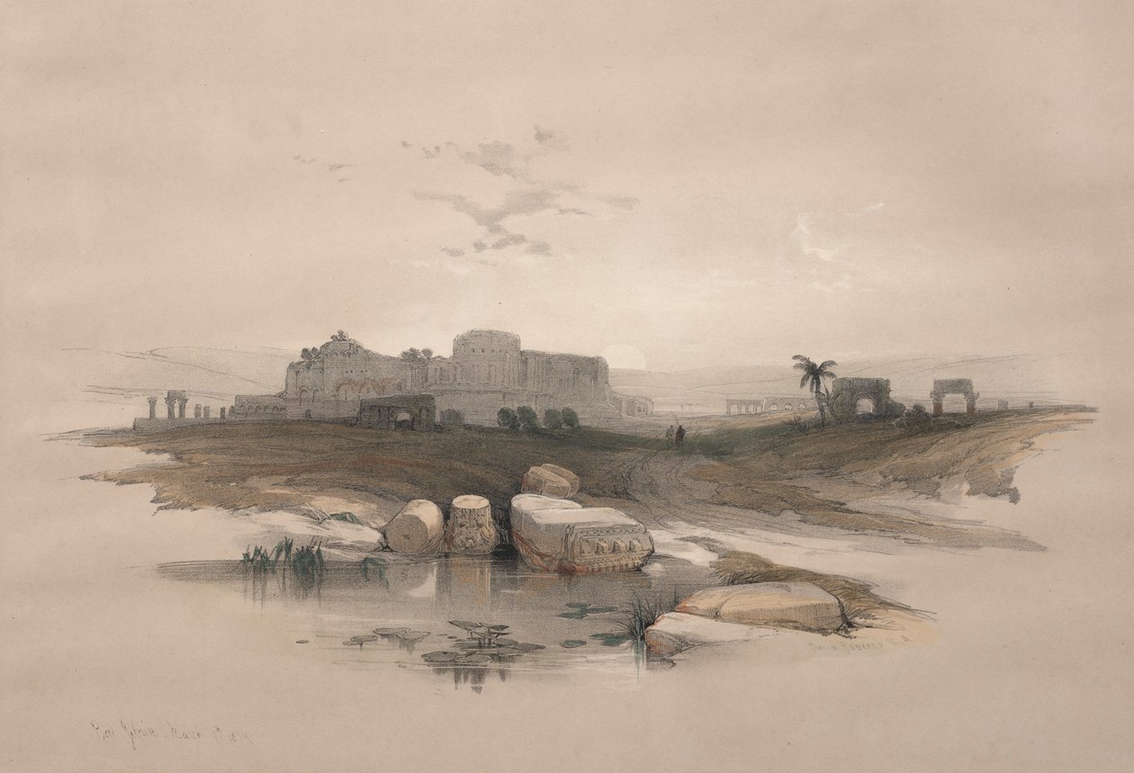 إليوثروبوليس أو بيت جبرين الحديثة ، 1839. بواسطة ديفيد روبرتس