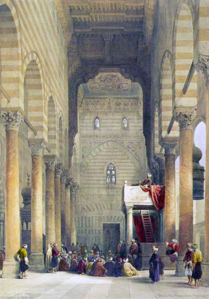 داخل مسجد المتوليز (ليثو) بواسطة ديفيد روبرتس