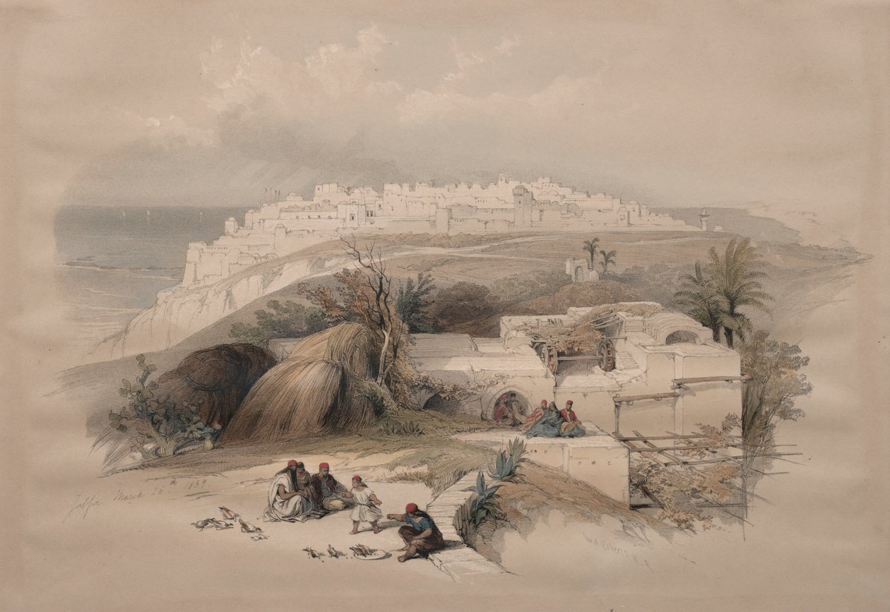 يافا ، 1839. بواسطة ديفيد روبرتس
