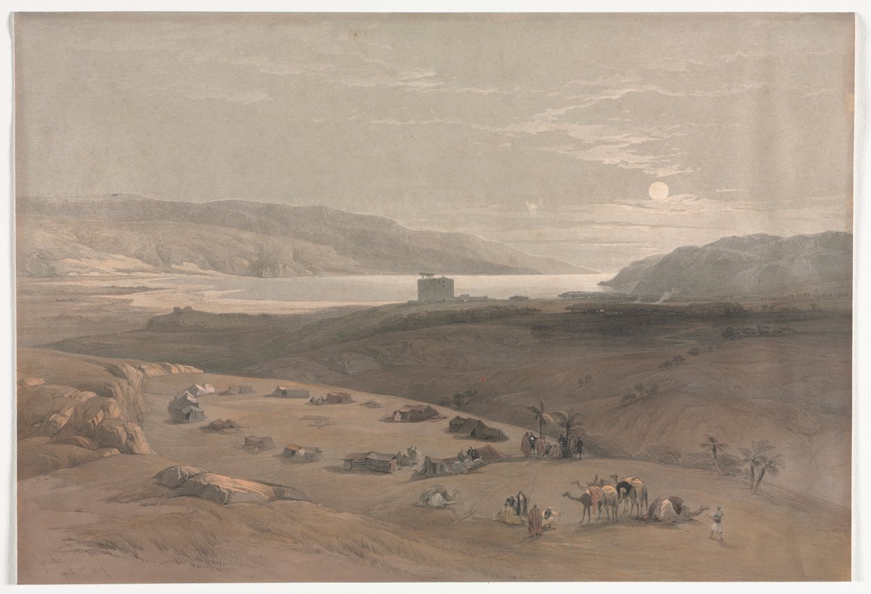أريحا ، 1839. بواسطة ديفيد روبرتس