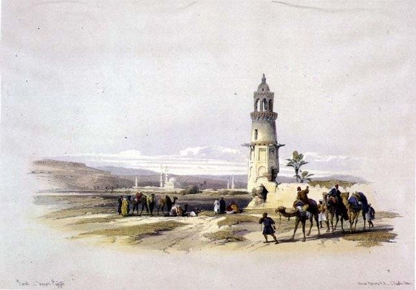 سيئول ، صعيد مصر ، من "مصر والنوبة" ، المجلد 1 (ليثو) بواسطة ديفيد روبرتس