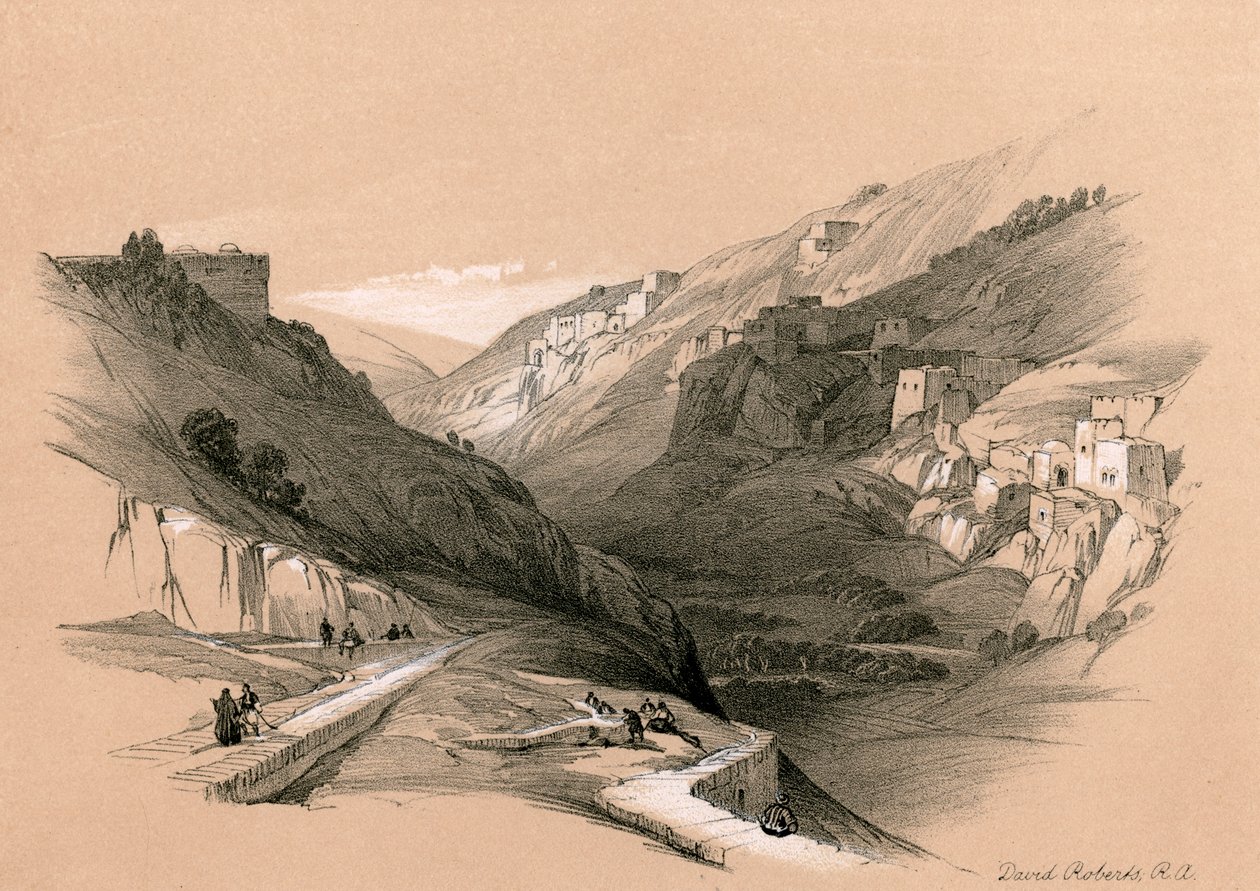 المجمع السفلي لسلوام ، 1855. بواسطة ديفيد روبرتس