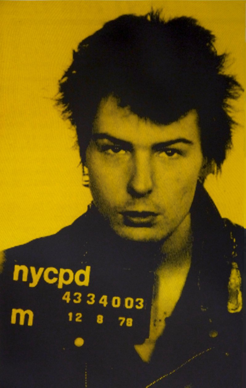 Sid Vicious II (طباعة حريرية على الورق) بواسطة ديفيد ستودويل