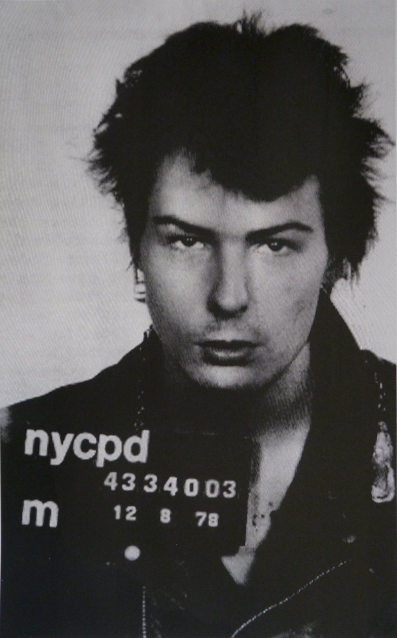 Sid Vicious I (طباعة الشاشة الحريرية على الورق) بواسطة ديفيد ستودويل