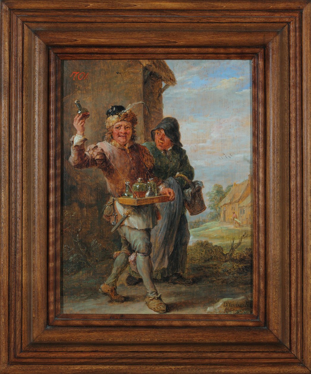 طبيب البلد ، ج .1670 بواسطة ديفيد تينيرز الأصغر