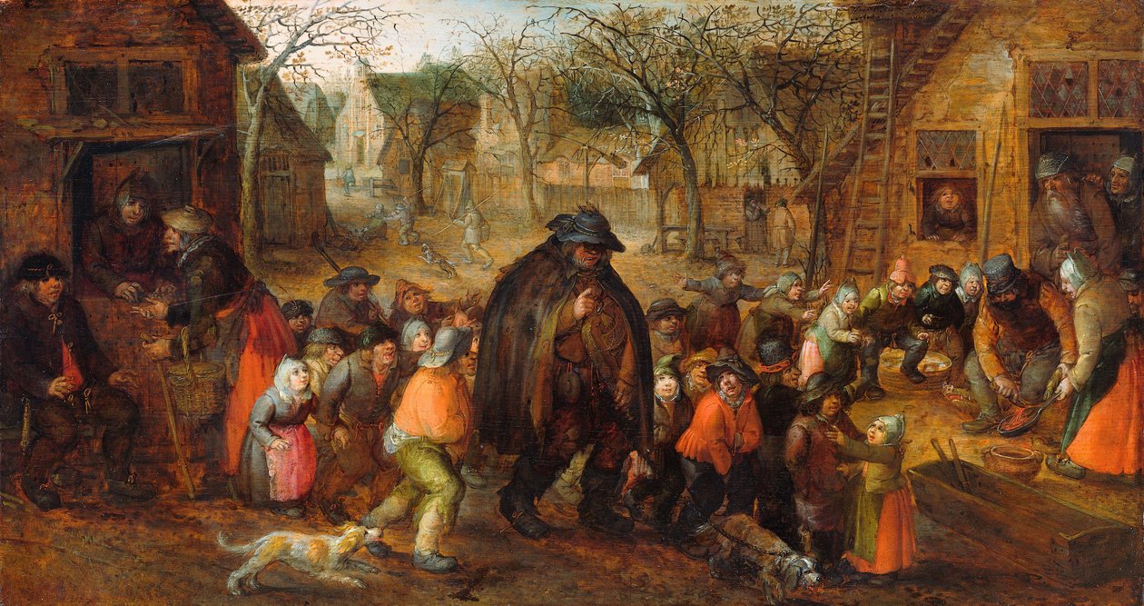 أعمى Hurdy-Gurdy Player بواسطة ديفيد فينكبونس (أنا)