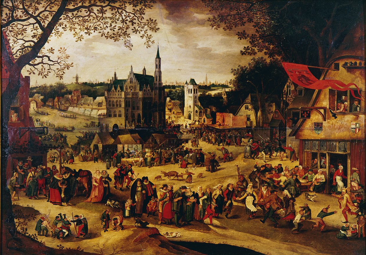 أرض المعارض ، ج.1600-1605 بواسطة ديفيد فينكيبونز