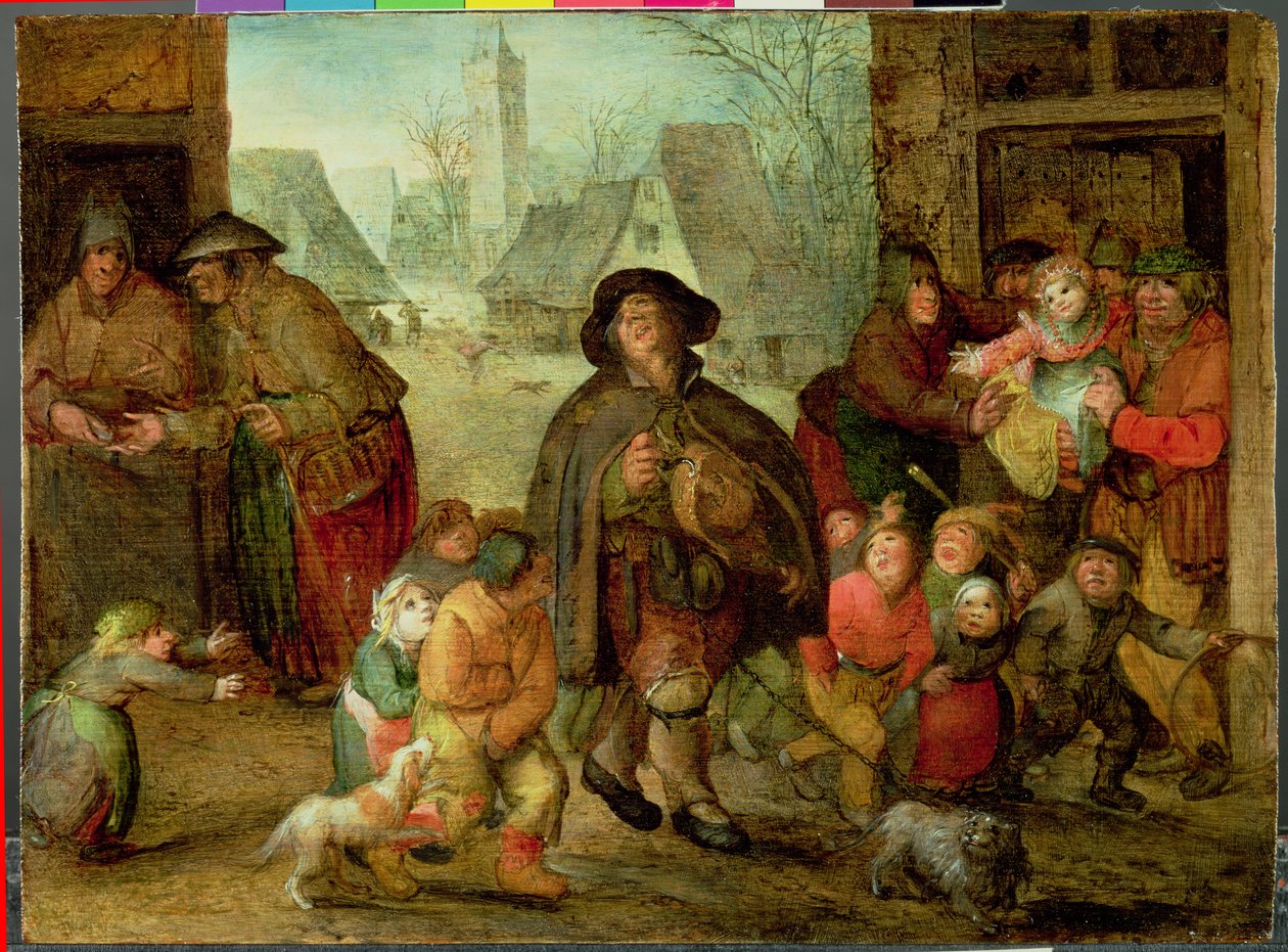 The Blind Hurdy Gurdy Player بواسطة ديفيد فينكيبونز