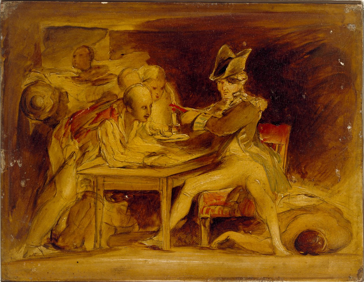 نيلسون يختم رسالة كوبنهاغن ، 1835 بواسطة ديفيد ويلكي