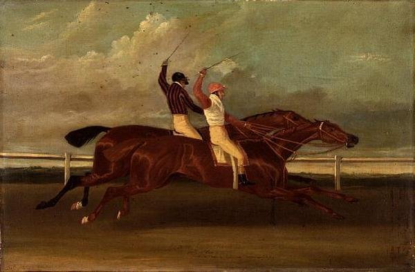 "Actaeon beating Memnon" ، في محفظة الاشتراك الكبرى في يورك ، أغسطس ١٨٢٦ بواسطة ديفيد يورك دالبي