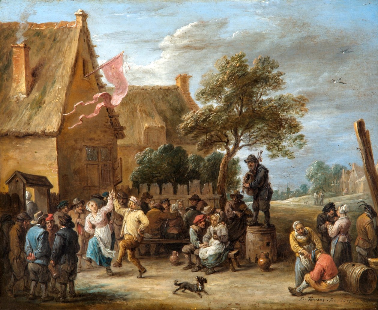 A Village Merrymaking في أي Country Inn بواسطة ديفيد تينيرز الأصغر