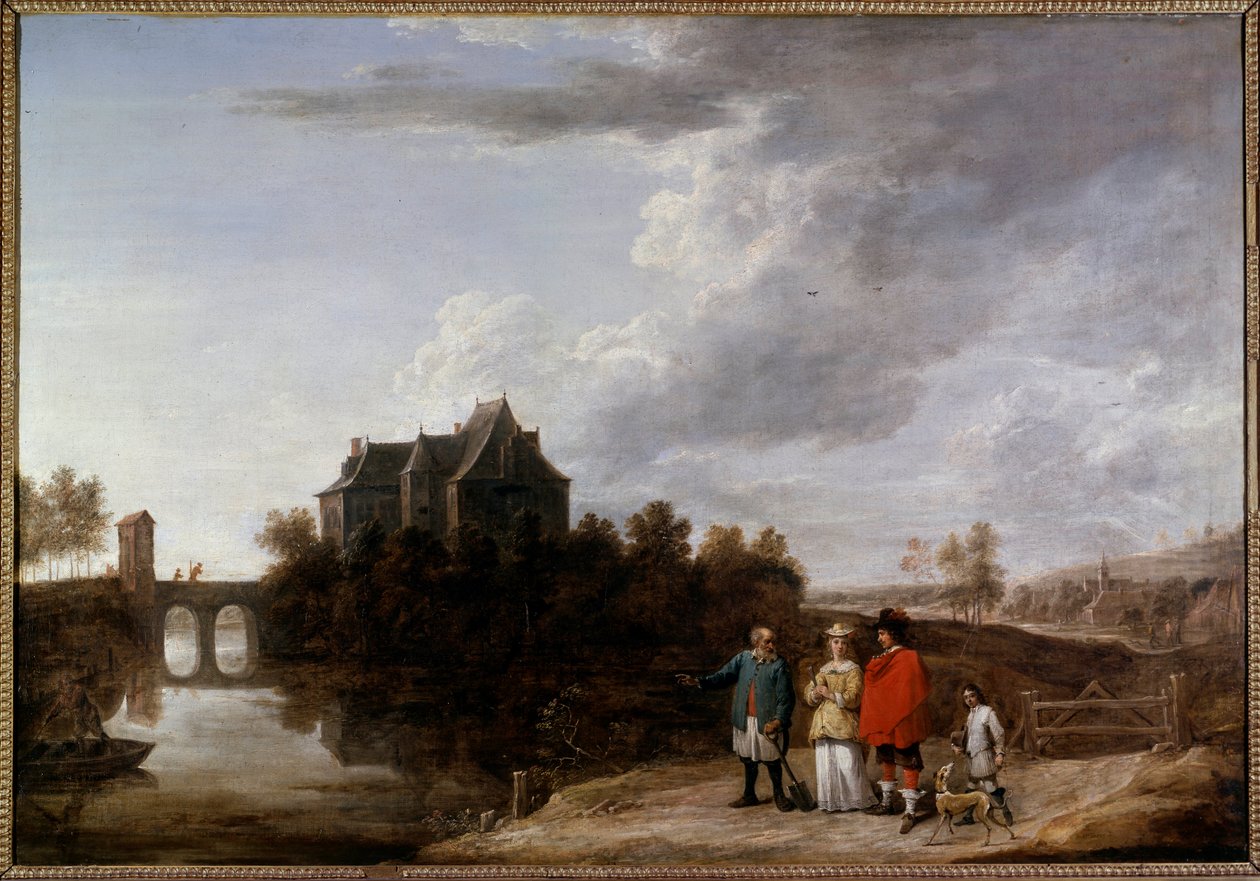 Le chateau de Teniers a Perck Painting by David Teniers II le jeune (1610-1690) 17th century بواسطة ديفيد تينيرز الأصغر