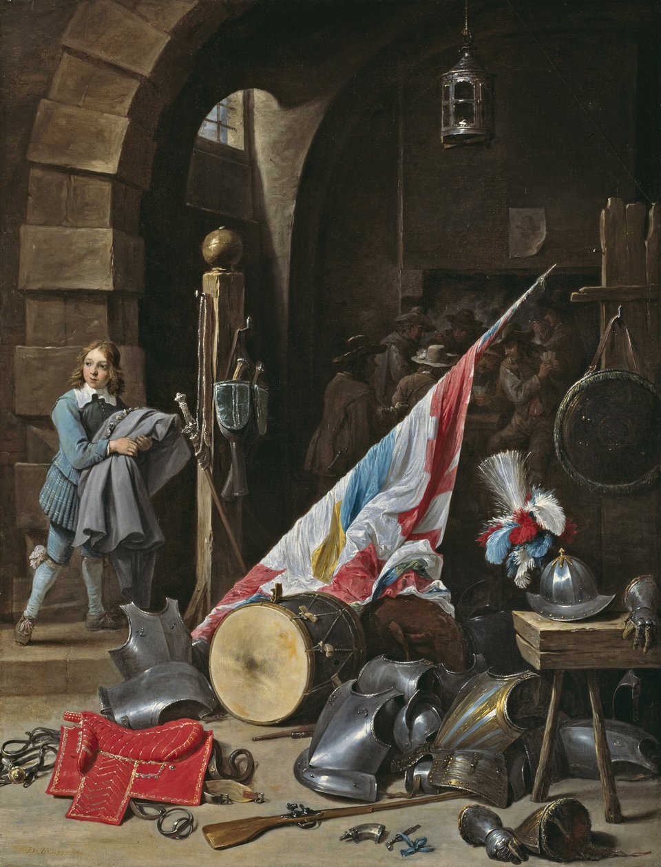 The Guardhouse ، 1640-50 بواسطة ديفيد تينيرز الأصغر