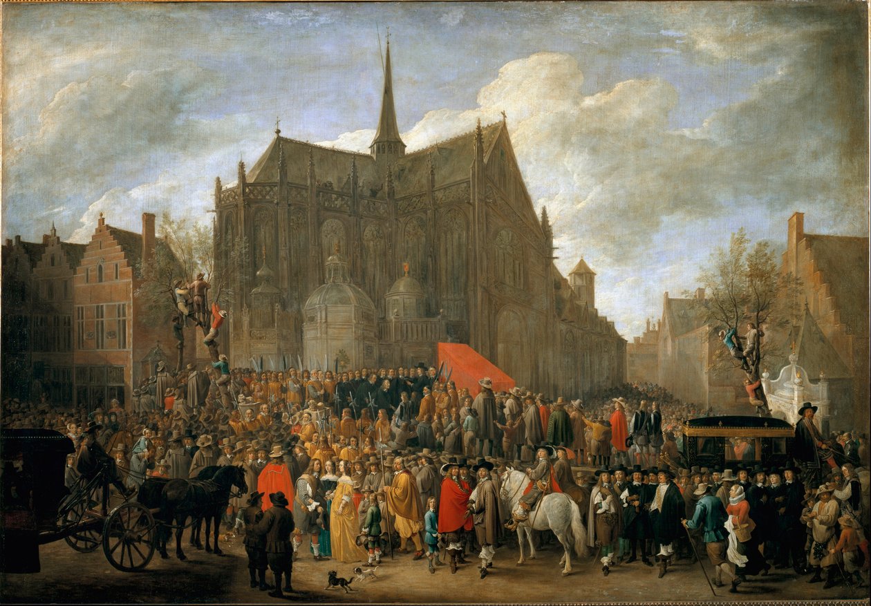 The game of papegai in Brussels (Painting بواسطة ديفيد تينيرز الأصغر