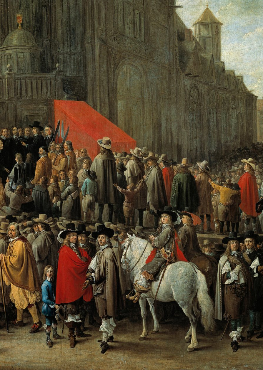 لعبة بابجاي ببروكسل عام 1652 لعبة تتكون من إطلاق نار على هدف مصنوع من طائر من الخشب أو الكرتون موضوع في الجزء العلوي من عمود (تفاصيل) بواسطة ديفيد تينيرز الأصغر