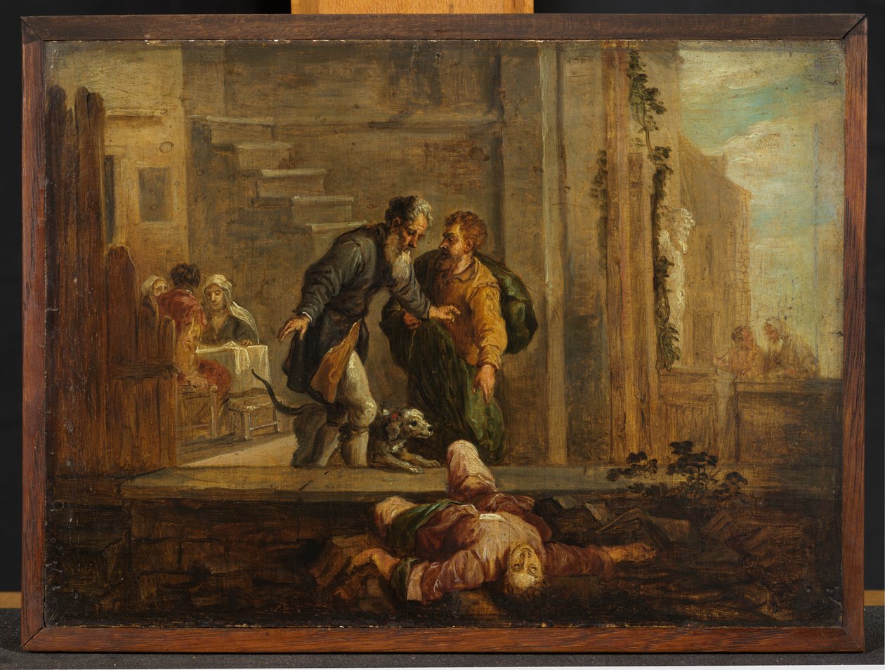 Tobit and the Dead Israelite (after Domenico Fetti) بواسطة ديفيد تينيرز الأصغر