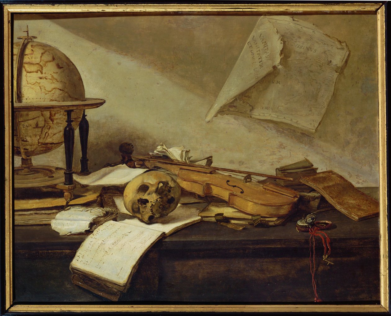 فانيت دو سافوار - غرور المعرفة (لوحة على الخشب) بواسطة ديفيد تينيرز الأصغر