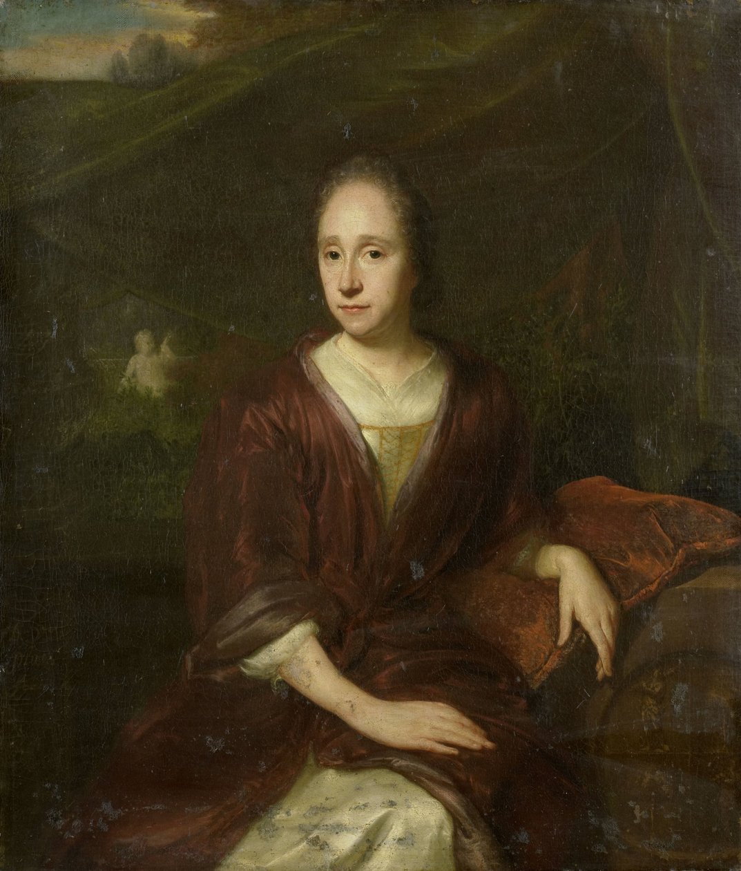 صورة لمارغريتا نيليس (1652-17050، الزوجة الثانية لكاسباروس كوملين). بواسطة ديفيد فان دير بلاس