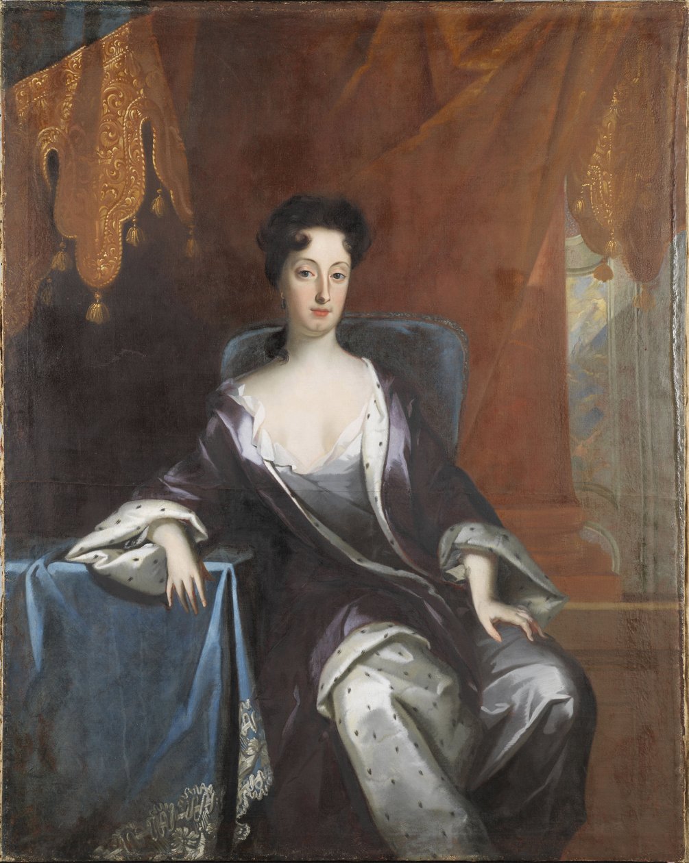 إدويج صوفي دي سويدي - صورة لدوقة هيدفيج صوفيا ملكة هولشتاين-جوتورب (1681-1708) ، ملكة السويد ، بقلم كرافت ، ديفيد ، فون (1655-1724). زيت على قماش ، حوالي 1700. الأبعاد: 148x118 سم. متحف ستوكهولم الوطني بواسطة ديفيد فون كرافت