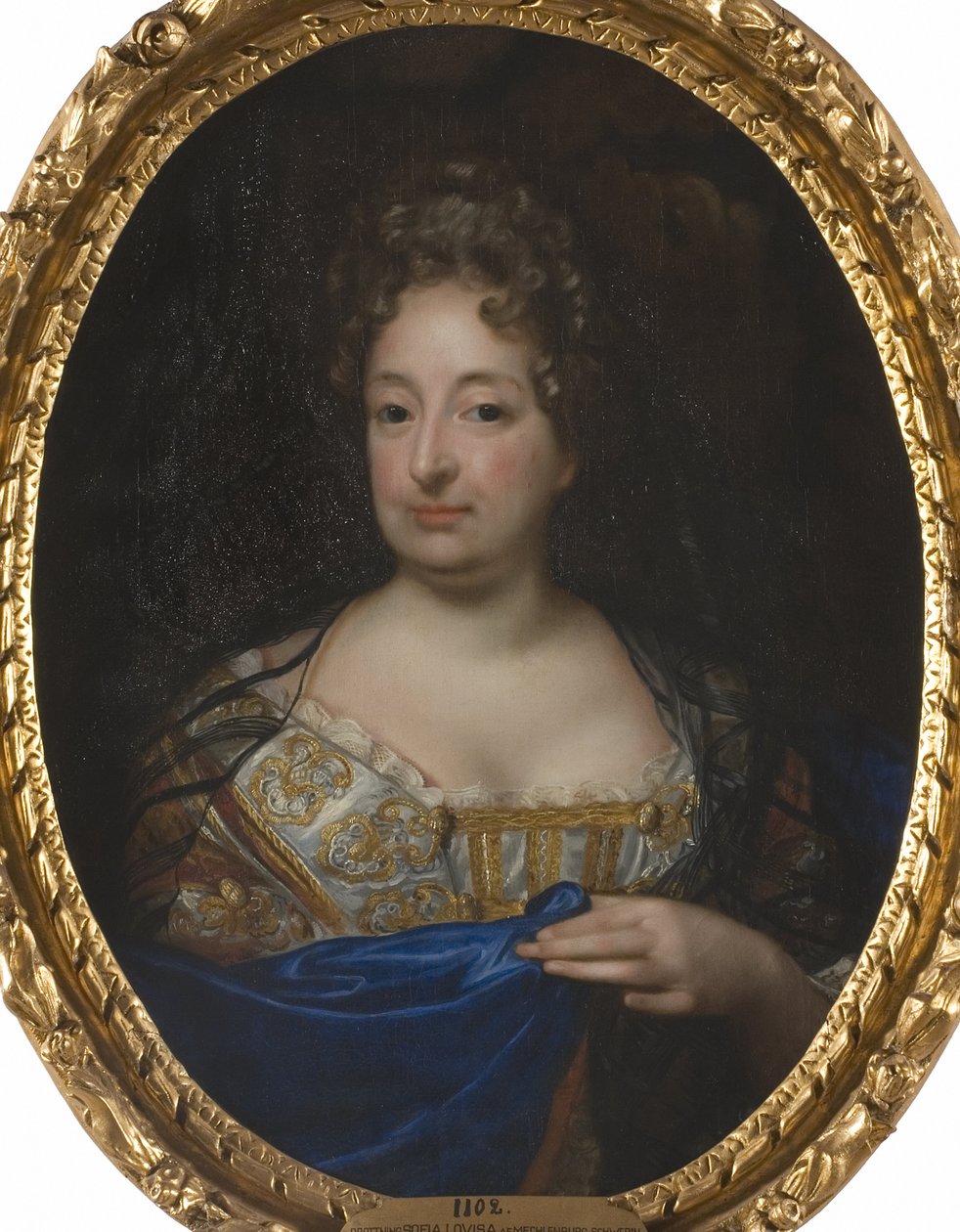 صوفي شارلوت دي هانوفر ، رين دي بروس - صورة صوفيا شارلوت هانوفر (1668-1705) ، ملكة بروسيا ، بقلم كرافت ، ديفيد ، فون (1655-1724). زيت على قماش. الأبعاد: ٨٨ × ٧٠ سم. المتحف الوطني ستوكهولم بواسطة ديفيد فون كرافت