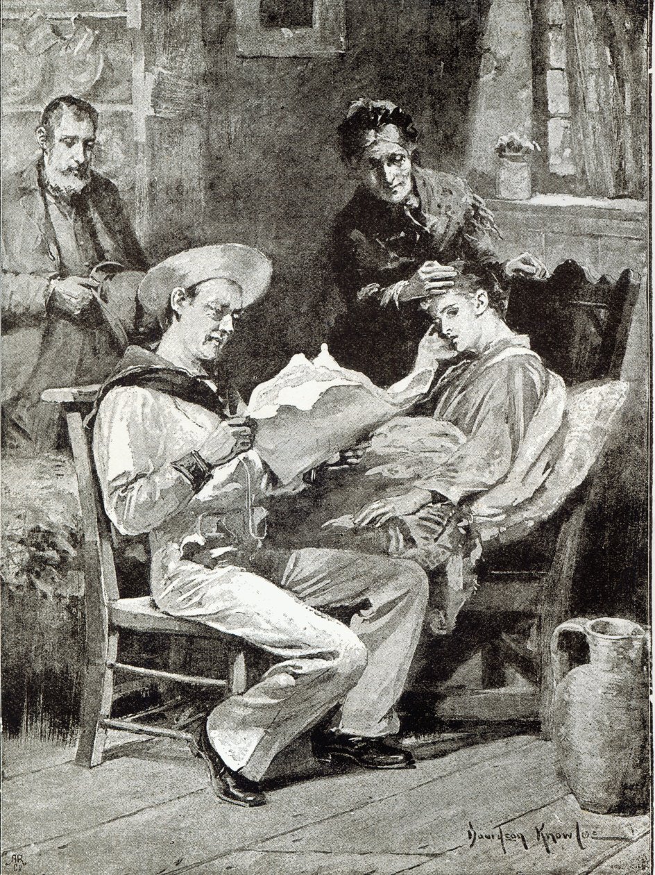 بطل القرية ، من "ساعة الترفيه" ، 1891 بواسطة ديفيدسون نولز