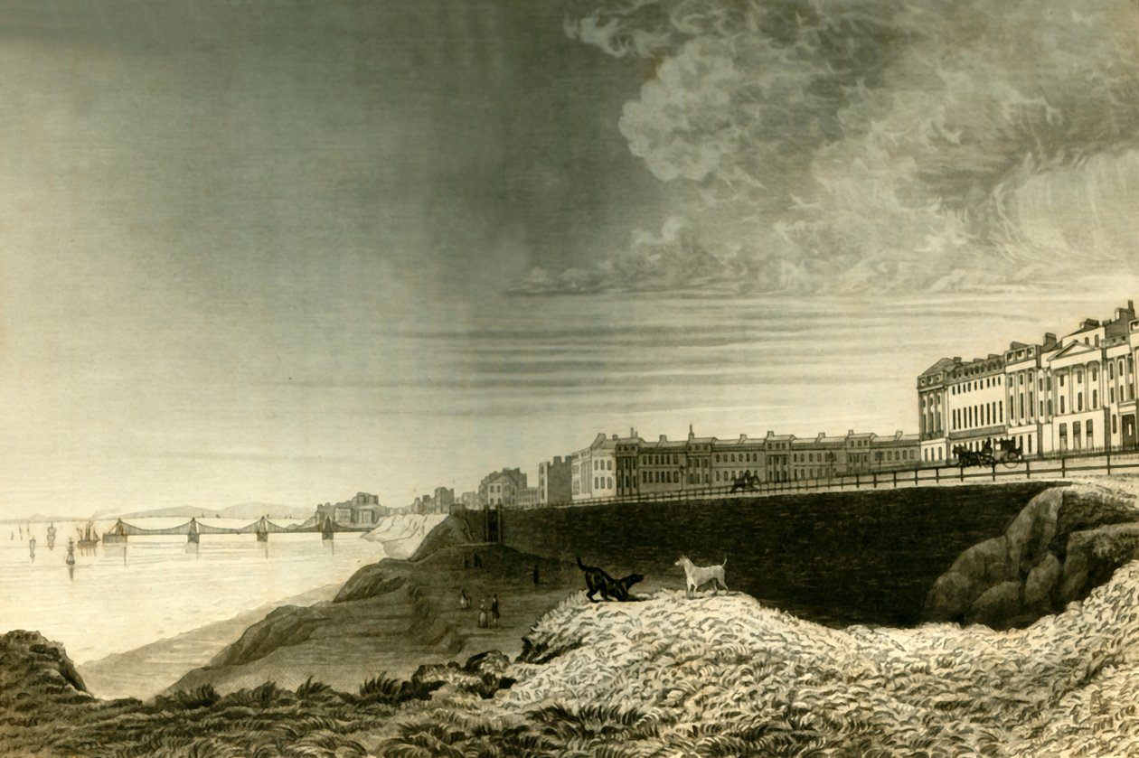 منظر شرقي لبرايتون من مدينة كيمب ، 1835. بواسطة عميد ولستنهولمي