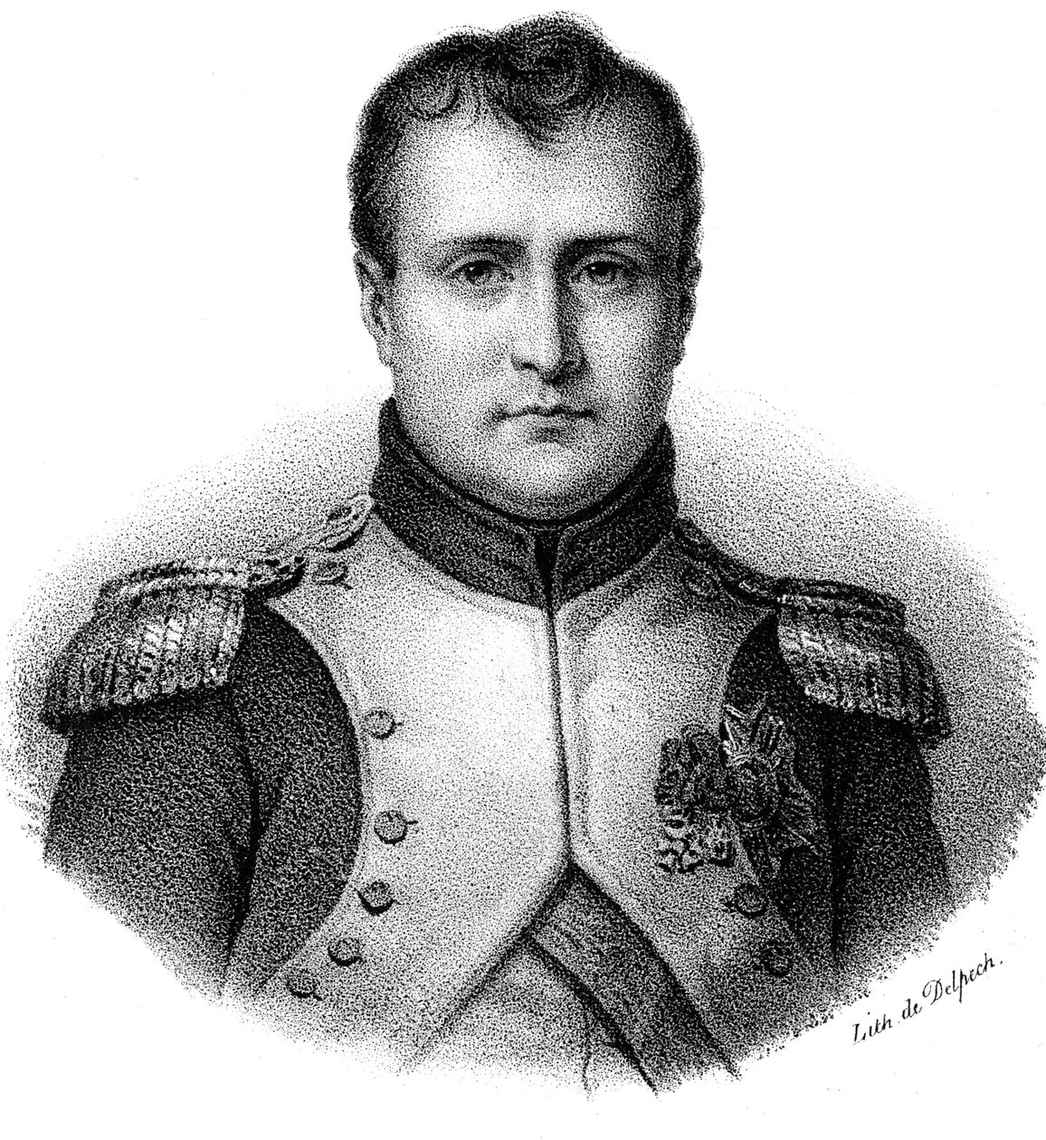 نابليون بونابرت الأول 1769-1821 ، إمبراطور فرنسا من 1804 ، c1830 بواسطة Delpech
