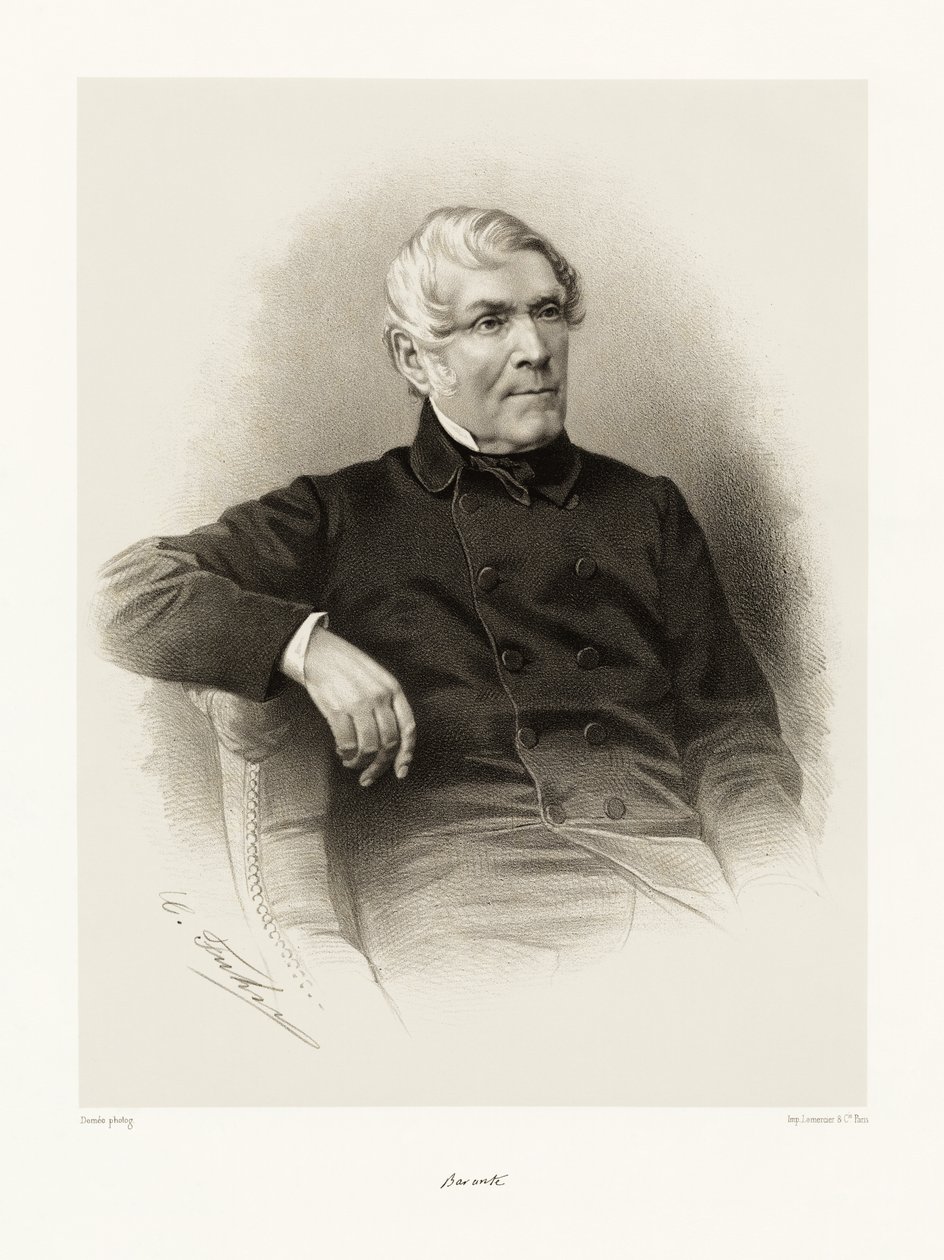 Amable Guillaume Prosper Brugière ، Baron de Barante ، 1865-66 بواسطة ديمي