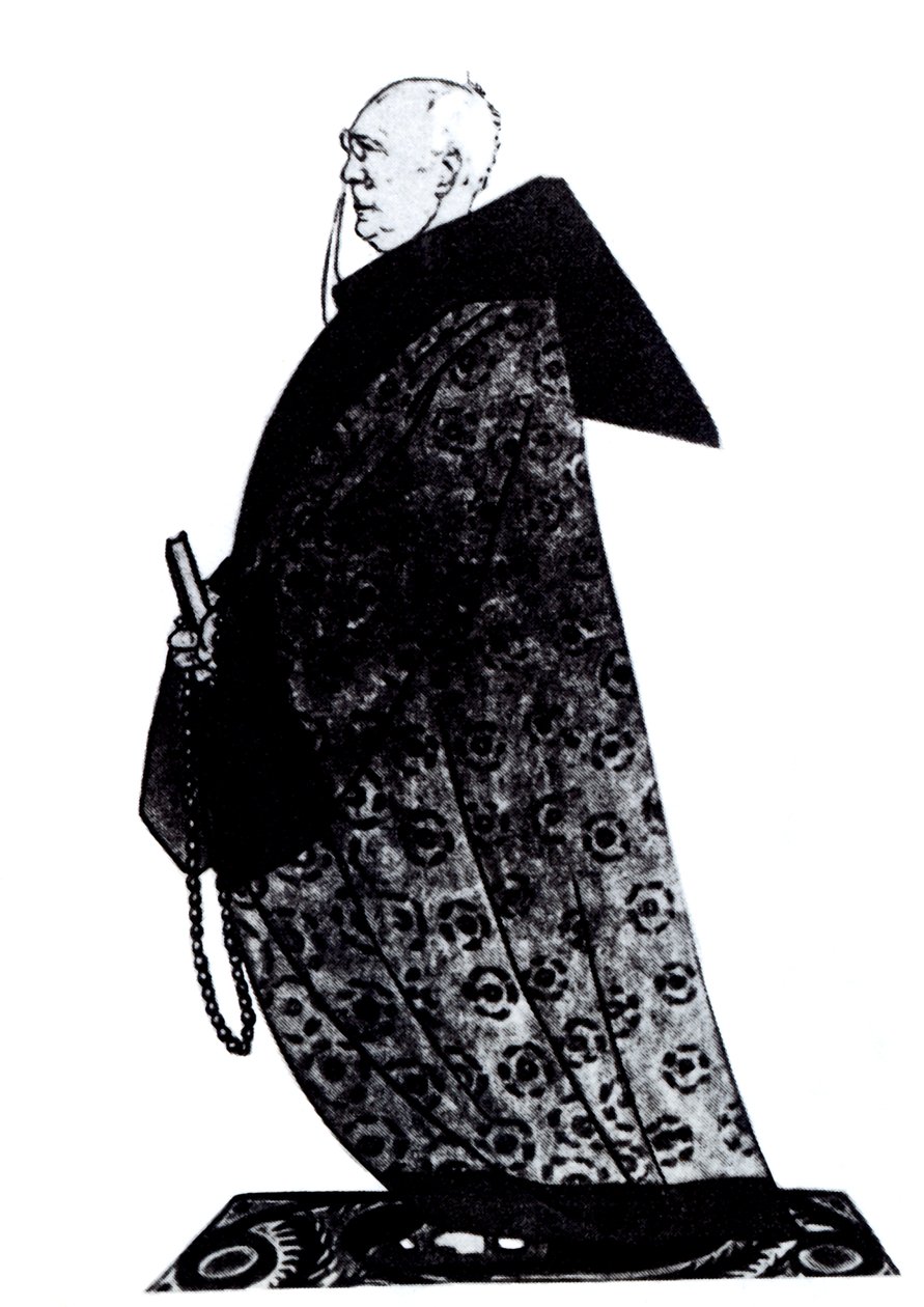 Fyodor Sologub 18631927 رسم لمجلة Satirikon ، 1913 بواسطة دني
