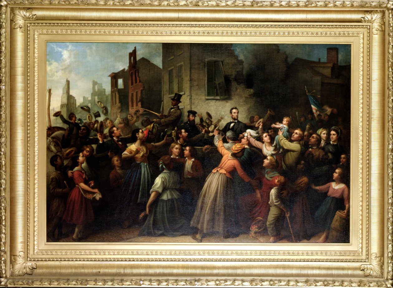 يقود لينكولنز عبر ريتشموند ، 1866 بواسطة دنيس مالون كارتر