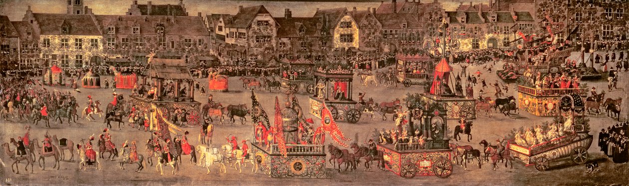 انتصار الأرشيدوقة إيزابيلا (1556-1633) في بروكسل أوميجانك يوم الأحد 31 مايو 1615 (انظر 75629 لمزيد من التفاصيل) بواسطة دينيس فان السلوت