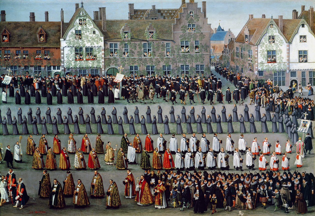 انتصار الأرشيدوقة إيزابيلا (1556-1633) في Ommegang في بروكسل ، 31 مايو 1615 ، 1616 (التفاصيل) بواسطة دينيس فان السلوت