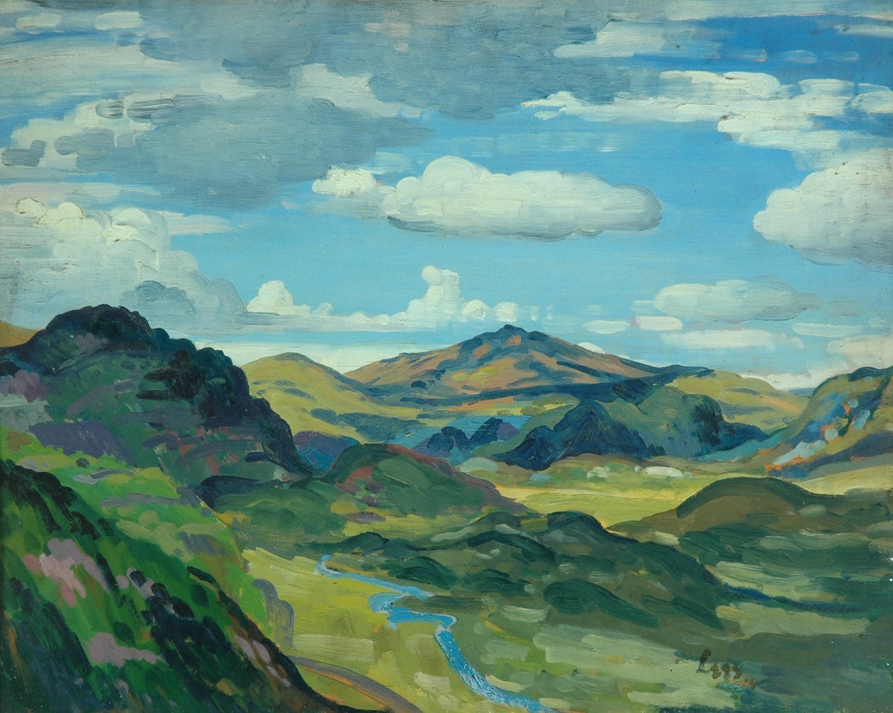 المناظر الطبيعية ، ج .1919 بواسطة ديروينت ليز