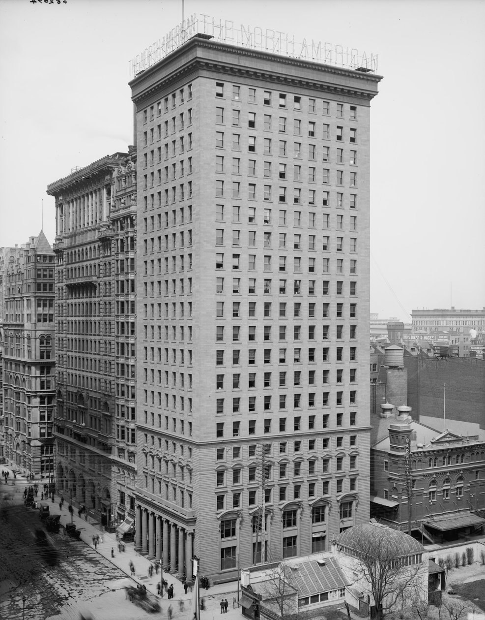 مباني أمريكا الشمالية و Real Estate Trust ، فيلادلفيا ، بنسلفانيا ، c.1897-1910 بواسطة شركة ديترويت للنشر